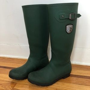 Kamik hunter green rain boots (Jennifer) - size 9